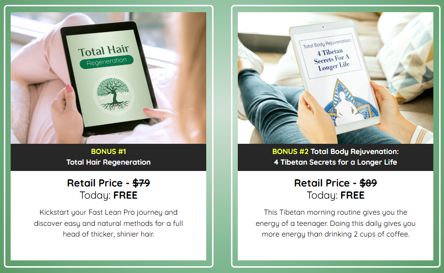 Fast Lean Pro Bonuses